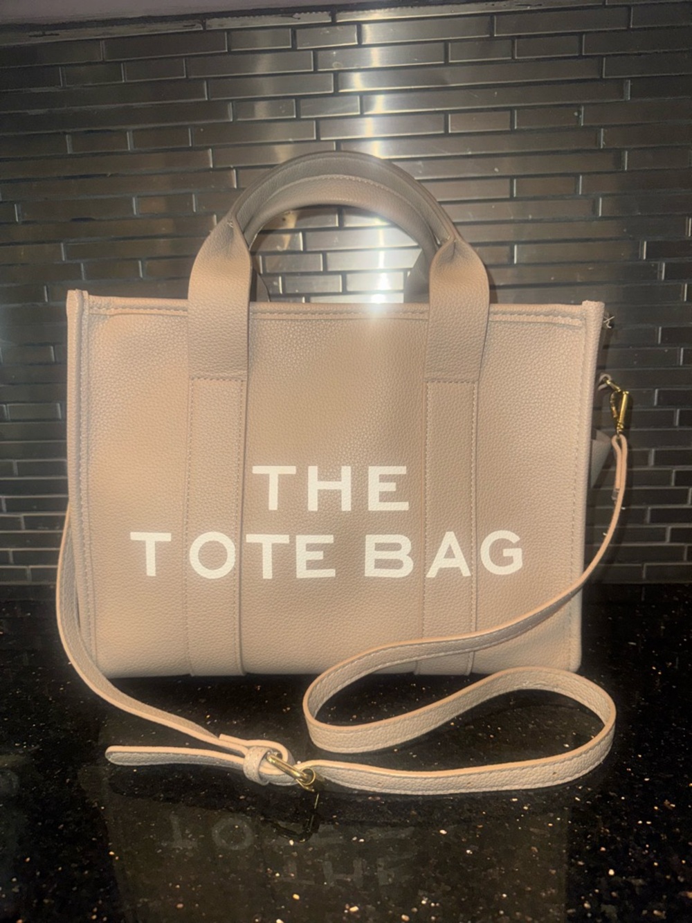 The Tote Bag Women’s Pebble Faux Leather Tote